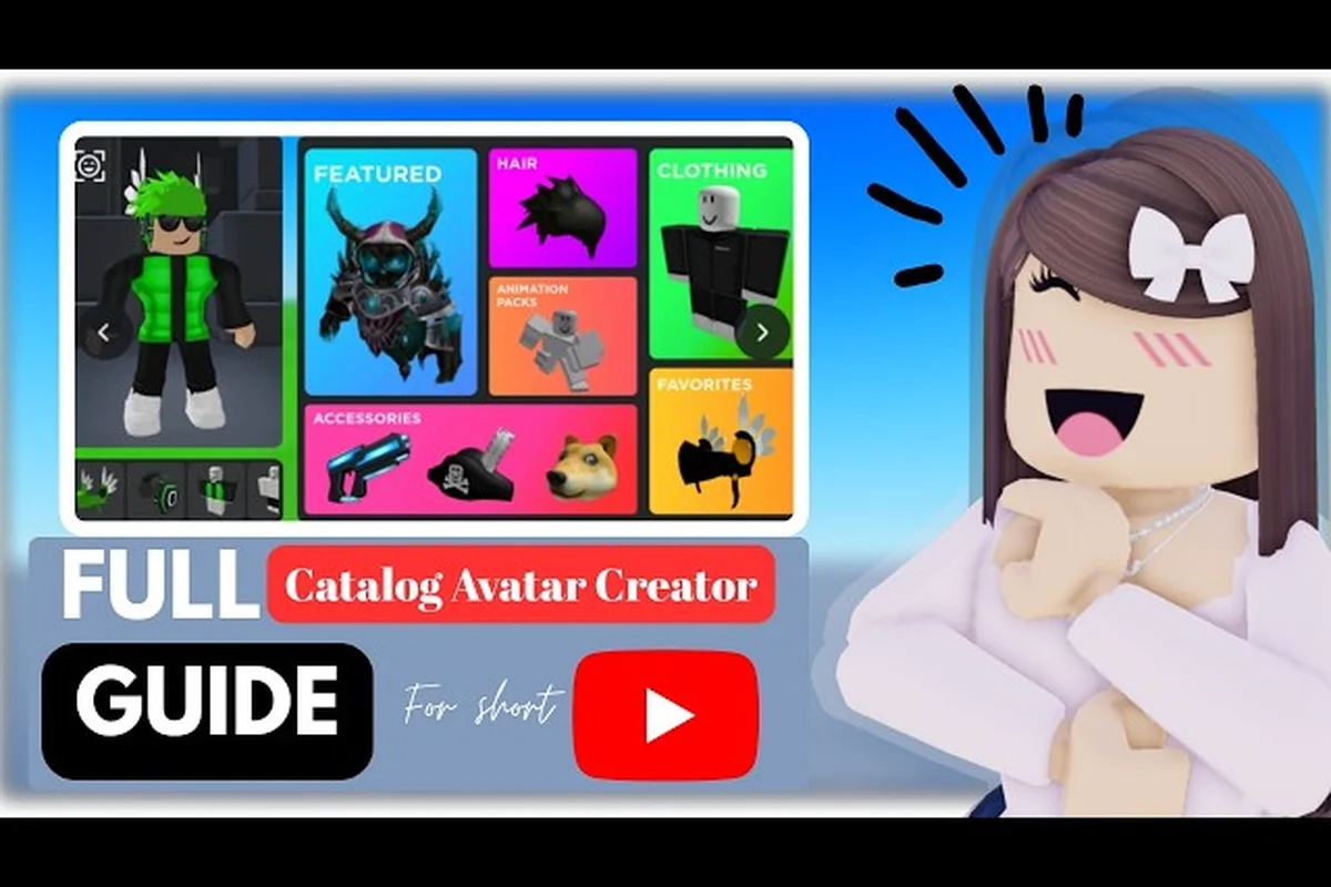 Catalog Avatar Creator in depth guide to the editor