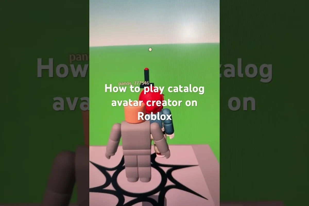 Catalog Avatar Creator first time playing: try on and save